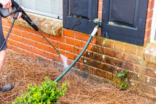 Cost of Brick Home Power Washing in Lafayette