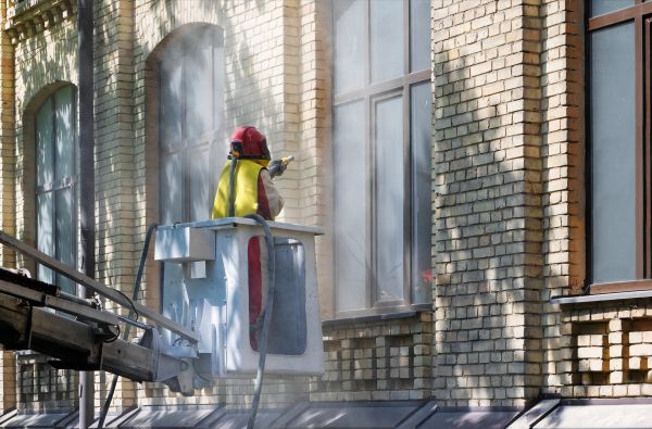 Brick Facade Cleaning in Lafayette