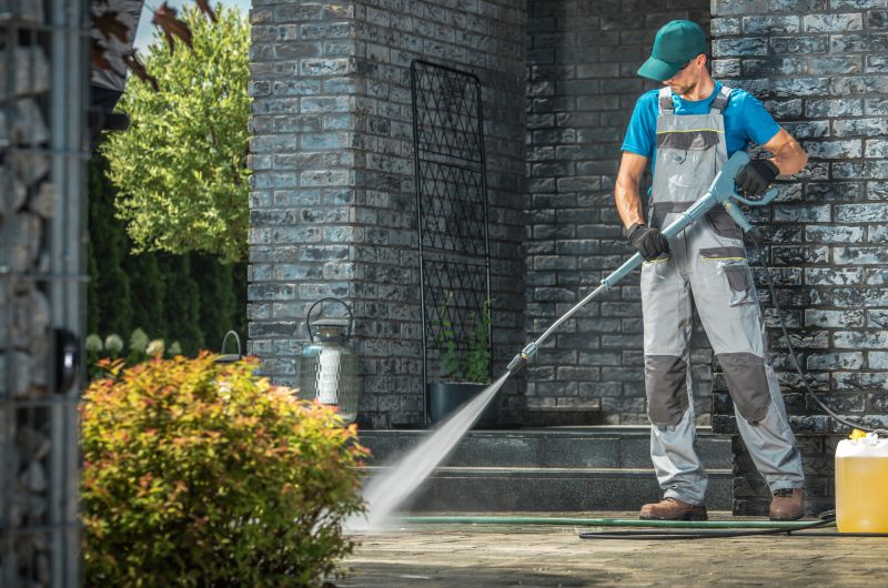Powerwashing Service in Action